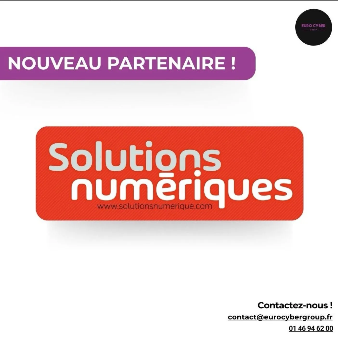 Nouveau partenaire : Solutions Numériques